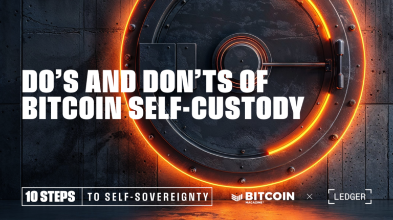 ledger 10 steps dos and donts of self custody article preview