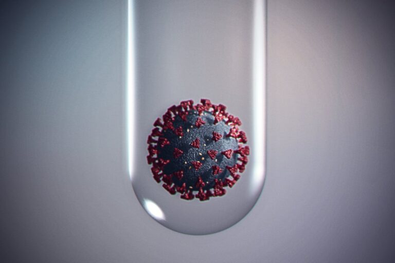 coronavirus in test tube