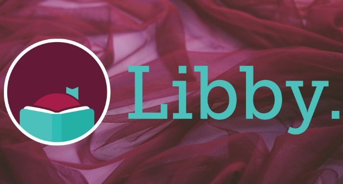 libby logo against red tulle.jpg.optimal